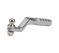 Fxzqgnh RC Crawler Tow Hook Tow Tow Hitch Aluminium Alliage pour TF2 RGT CC01 Remplacement Des Pièces de Rechange Accessoires de Mise à Niveau pour 1/10 1/8 R, Argent