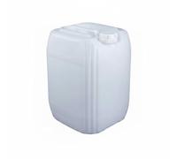 Fxzqgnh Récipient Carré Boîte à Liquides Double Protection Empilable Plastique Robuste Poignée Pratique pour eau et Produits Industriels Adapté pour Bureau Laboratoire Maison, Translucide, 25l-b-1kg