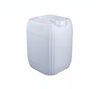Fxzqgnh Récipient Carré Boîte à Liquides Double Protection Empilable Plastique Robuste Poignée Pratique pour eau et Produits Industriels Adapté pour Bureau Laboratoire Maison, Translucide, 25l-b