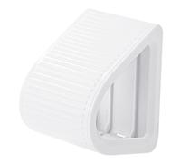 Fxzqgnh Repose-pieds de douche mural pour un soutien confortable, pédale de bain stable, compartiment à accessoires, installation, convient pour baignoire, blanc