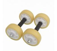 Fxzqgnh Rouleau Core à Quatre Roues Poignée Texturée Roue Abdominale Profil Réduit Roue Gainage Compacte