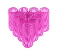 Fxzqgnh Rouleaux de Cheveux Auto-agrippants Cling Stick Styling Tool 10PCS 32mm, comme 粉色