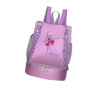 Fxzqgnh Sac de Ballet pour Enfants, Utilisable Aussi comme Sac de Sport, Sac à Dos pour Enfants et Sac à Dos de Gymnastique. Léger et Doté d'une Poignée D, Broderie