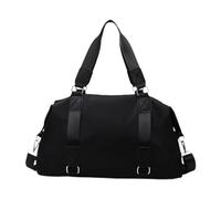 Fxzqgnh Sac de Femme Sac Fourre-Tout D'Entraînement avec Compartiments Multiples Étanche Oxford Rangement Efficace Adapté pour Sports Activités Quotidi, Noir