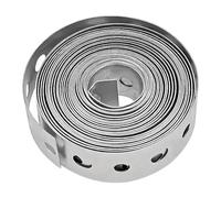 Fxzqgnh Sangle de suspension en métal galvanisé pour tuyaux, sangle de suspension portable et multifonctionnelle en métal pour plombiers et construction, 1 rouleau