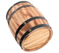 Fxzqgnh Seau à Vin En Forme de Tonneau, Style Rétro, Idéal pour Le Whisky et Autres Boissons. Grande Capacité pour La Bière, et Autres Boissons, Brun, M