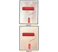 Fxzqgnh Set 2pcs 7 "motif En Relief Peinture Rouleau Brosse Outil Mur Bricolage Décor 1