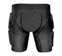 Fxzqgnh Short de Rugby Rembourré, Short de Compression Rembourré, Rembourrage en Mousse pour La Protection Contre Les Chocs, L