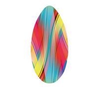 Fxzqgnh Skimboard Planche de Plage Planche de Surf en Bois Planche de Glissade Bodyboard avec Revêtement Hydrofuge Brillant Adapté pour La Famille en, Style D