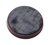 Fxzqgnh Socle Présentoir pour Modèle 1/64 Plateau D'Affichage Base Miniature Support Figurine Plateforme Ronde Effet Ruines Approprié à Décoration Bureau mais, 8.5 Cm