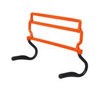 Fxzqgnh Speed Hurdles Équipement de Football Barre de Saut Portable Pliable Détachable Hauteur Réglable en PP Multifonction Adapté à L'Entraînement Coordinati, Orange