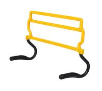 Fxzqgnh Speed Hurdles Équipement de Football Barre de Saut Portable Pliable Détachable Hauteur Réglable en PP Multifonction Adapté à L'Entraînement Coordinati, Jaune
