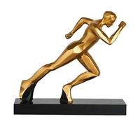 Fxzqgnh Statue de Coureur, Sculpture D'art Abstrait, Figure Créative, Décoration Intérieure, Figurine Moderne pour étagère, Salon, Entrée, Bibliothèque, b