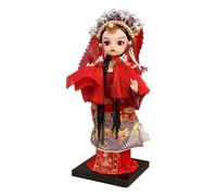 Fxzqgnh Statue de Poupée Chinoise Artisanale, Sculpture de Collection, Figurine de Poupée D'opéra, Ornement Réaliste, Cadeau Décoratif sur Le Thème de L, Mariée