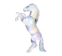 Fxzqgnh Statuette de Cheval En Verre, Ornement Feng Shui, Objet de Collection, Figurine Miniature pour Boutique, Festival, Chambre, Dortoir étudiant, Cheminée, Style A