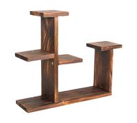 Fxzqgnh Support de Plantes Espace de Rangement Pots Fleurs Étagère Bois Décorative Structure Solide Système Escamotable Convient Au Salon Chambre Maison, Style C