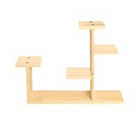 Fxzqgnh Support de Plantes Espace de Rangement Pots Fleurs Étagère Bois Décorative Structure Solide Système Escamotable Convient Au Salon Chambre Maison, Style A