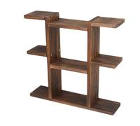 Fxzqgnh Support de Plantes Espace de Rangement Pots Fleurs Étagère Bois Décorative Structure Solide Système Escamotable Convient Au Salon Chambre Maison, Style E