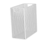 Fxzqgnh Support de Rangement pour Tapis de, Panier de Rangement pour Accessoires de Sport avec Structure Métallique Robuste, Adapté à Une Utilisation En, Blanc