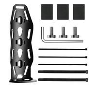 Fxzqgnh Support de Sacoche de Vélo Robuste avec Vis/Attaches de Câble pour La Fixation, Porte-Bouteille Noir, Fixation sur Cadre pour Sacoches de Vélo, Étroit