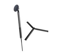 Fxzqgnh Support de Téléphone pour Le Golf Piquet de Sol Perche D'Autoportrait Monopode Réglable et Stabilisateur de Parcours Inclinable Approprié pour, Piquet de Terre Noir