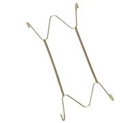 Fxzqgnh Support Mural Réglable pour Assiettes Décoratives et Plats, d'or, 14 Pouces