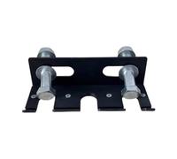 Fxzqgnh Support pour Barre D'Haltères Fixation pour Cage à Squat Porte-Barre Vertical et Crochet de Rangement en Acier Solide Adapté pour de Place en, Noir