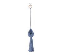 Fxzqgnh Suspension pour Plantes en Macramé, Panier Suspendu en Corde Solide, Design Simple et élégant, Idéal pour Le Salon, Une Fenêtre, Une Terrasse Ou comme, Bleu