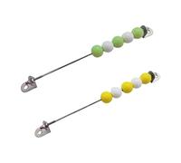Fxzqgnh Tableau D'activités En 2 Pièces, Accessoire de Bricolage, Jeu Sensoriel pour L'apprentissage de La Motricité et L'éveil Des Tout-petits, I, Vert jaune