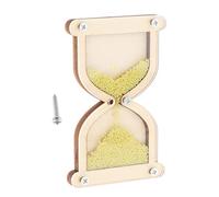 Fxzqgnh Tableau D'activités Fabriqué à Partir D'un Sablier - Activités pour Développer Les Compétences Pratiques Des Jeunes Garçons, Filles et Enfants, JAUNE