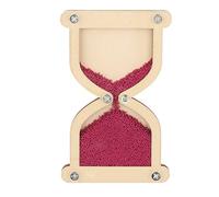 Fxzqgnh Tableau D'activités Fabriqué à Partir D'un Sablier - Activités pour Développer Les Compétences Pratiques Des Jeunes Garçons, Filles et Enfants, Rouge Prune