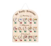 Fxzqgnh Tableau de Routine Quotidienne, Tableau D'horaire Scolaire, Tableau de Routine et Du Coucher