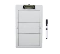 Fxzqgnh Tableau de Volleyball, Tableau Stratégique, Bloc-notes Effaçable, Tableau Blanc 35 X 22 Cm pour Entraîneurs de Futsal, Marqueur, Volley-ball