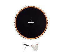 Fxzqgnh Tapis de Saut Réutilisable et Léger pour Trampoline - Tapis de Saut de Rechange pour L'entraînement et Les Exercices des Enfants, 8 Pieds avec 36 Boucles