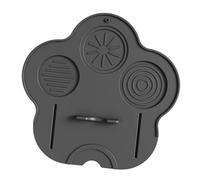 Fxzqgnh Tapis Tamper Café Silicone Résistant à la Chaleur Antidérapant Tamping Mat Station Porte-filtre Support Adapté Cuisine Maison, Noir