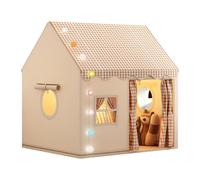 Fxzqgnh Tente de Jeu Château pour Enfants, Pliable, Structure Robuste, Facile à Monter, Convient Aux Filles et Aux Garçons, Idéale pour Les Jeux de Rôle, Gris