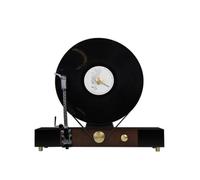 Fxzqgnh Tourne-Disque Décoratif avec Support Classique Tourne-Disque Décoratif Compact Modèle Phonographe pour Bureau, Entrée