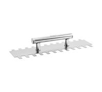 Fxzqgnh Truelle de, Truelle Crantée En Acier Inoxydable, Truelle à Carrelage, Spatule Manuelle pour Une Application Fine Du Mortier Lors de La Rénovat, 40CM