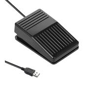 Fxzqgnh USB Pédale de Contrôle Pied Clavier Action Multifonction Plug and Play Résistant Poussière Matériau PP Facile à Personnaliser Adaptée pour Jeux Vidéo, Type C Interface