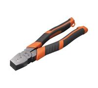 Fxzqgnh V Groove Notch Cutter Plier Pince de Coupe à Rainure Outil de Pliage Manuel Robuste Acier Pince à Cisaillement D'Angle Ergonomique Pince à Sertir Port, avec Trou D'homme