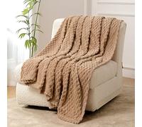 FY FIBER HOUSE Couverture polaire en laine de cellulose pour lapin, 130 x 150 cm, chameau