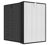 FY2420/30 FY2422/30 Filtre de rechange compatible avec purificateur d'air Philips AC2882, AC2887, AC2889, AC3829, séries 2000 et 3000, comprend 1 filtre HEPA et 1 filtre à charbon actif
