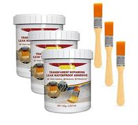 FYANER Adhésif d'étanchéité Super Puissant, Perméable, Invisible, Imperméable, Agent Anti-Fuite pour carrelage de Salle de Bain, Revêtement Imper pour Murs extérieurs et toits (3 pièces)