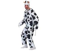 Fyasa Costume de Vache 896641 - pour 12 Ans et Plus - Multicolore, Taille L