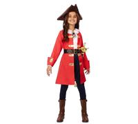 FYASA Déguisement Capitaine Pirate Fille 5-6 Ans