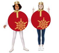 FYASA Déguisement de boule de Noël pour enfant, taille 7-9 ans