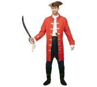 FYasa Déguisement de capitaine pirate pour homme Taille S