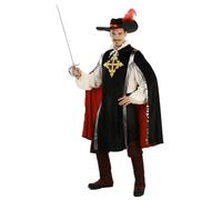 FYASA Déguisement de mousquetaire pour homme, taille ML