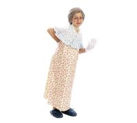 FYASA Déguisement de vieille femme pour fille, taille 5 à 6 ans