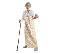 FYASA - Déguisement de vieille femme taille ML